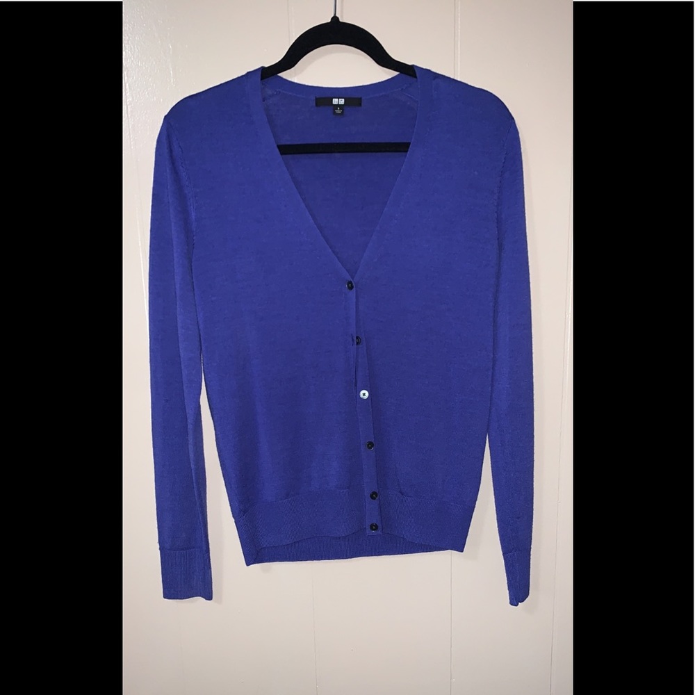 Blue button up Cover up